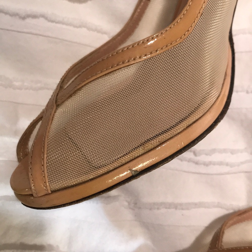 Stuart Weizmann peep toe pumps - Picture 2 of 4